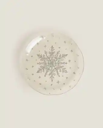 Plato de postre copo nieve