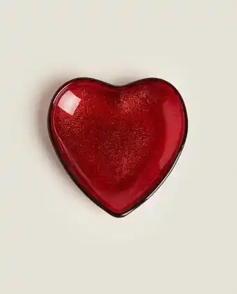Plato de postre corazón