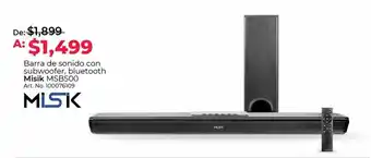 Office Depot Barra de sonido misik oferta