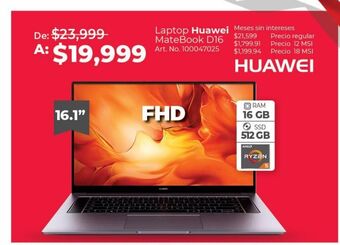Office Depot Laptop huawei oferta