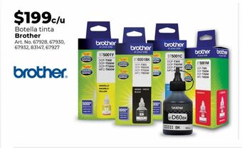 Botella tinta brother