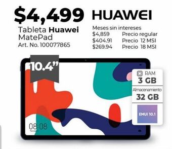 Office Depot Tablet huawei oferta