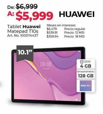 Office Depot Tablet huawei oferta