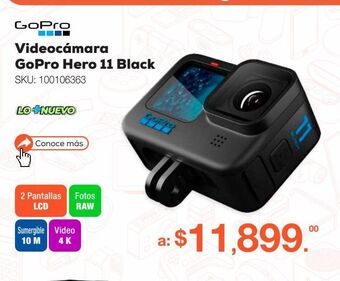 RadioShack Videocámara gopro hero 11 black / negro oferta