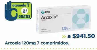 Farmacia San Pablo Arcoxia 120mg 7 comprimidos. oferta