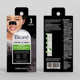 Farmacias YZA Biore banditas de carbon 3 pack oferta