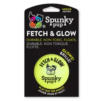 Pelota mediana fetch & glow