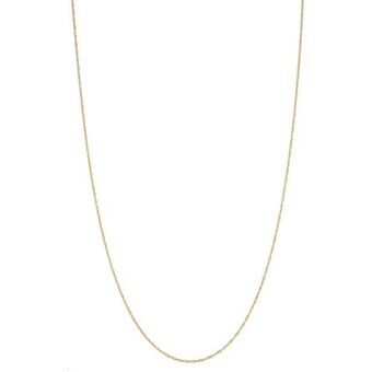 Nacional Monte de Piedad Collar eslabón torzal en oro amarillo 14 kilates. oferta