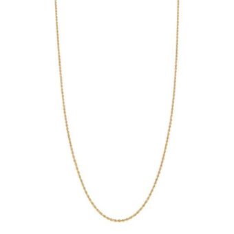 Nacional Monte de Piedad Collar eslabón torzal en oro amarillo 14 kilates. oferta