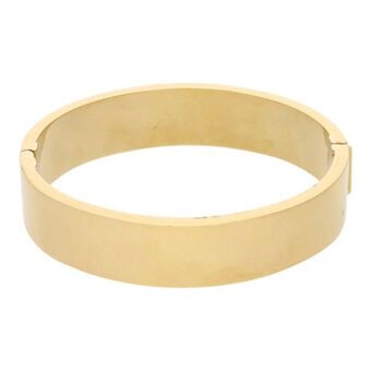 Nacional Monte de Piedad Pulsera ovalada articulada en oro amarillo 18 kilates. oferta