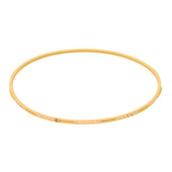 Nacional Monte de Piedad Pulsera de arillo estriada en oro amarillo 22 kilates. oferta