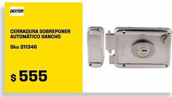 Sodimac Homecenter Cerradura sobreponer automático gancho oferta