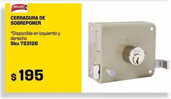 Sodimac Homecenter Cerradura de sobreponer oferta
