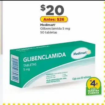 Glibenclamida 5mg 50 tabs