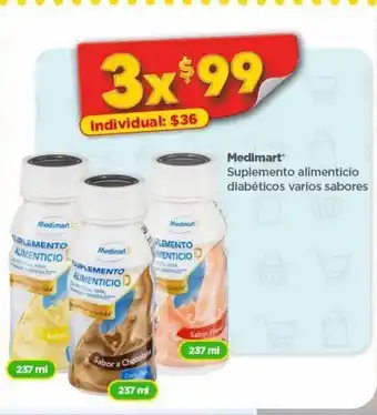 Bodega Aurrerá Suplementos alimenticios medimart oferta