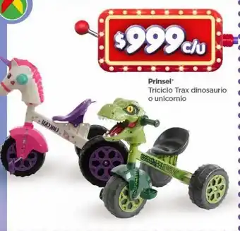 Bodega Aurrerá Triciclo trax dinosaurio o unicornio oferta