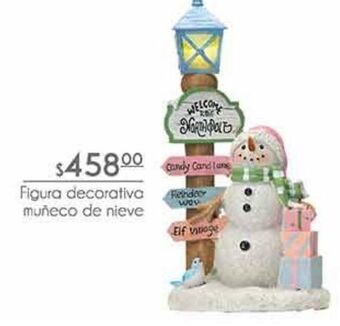 Fresko Figura decorativa muñeco de nieve oferta