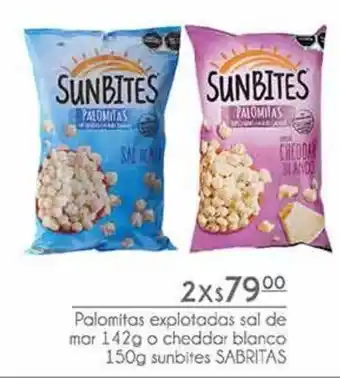 Fresko Palomitas explotadas sal de mar o cheddar blanco sunbites sabritas oferta
