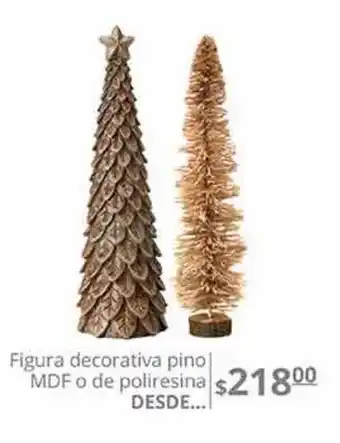 La Comer Figura decorativa pino mdf o de poliresina oferta