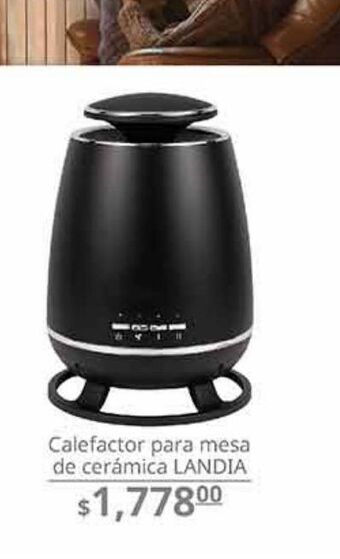 La Comer Calefactor para mesa de cerámica landia oferta