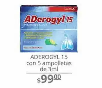 Aderogyl 5 ampolletas 3ml