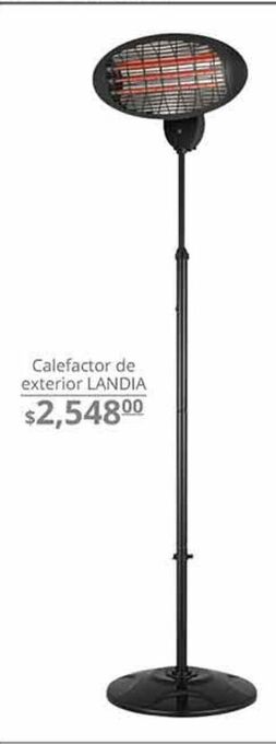 La Comer Calefactor de exterior landia oferta