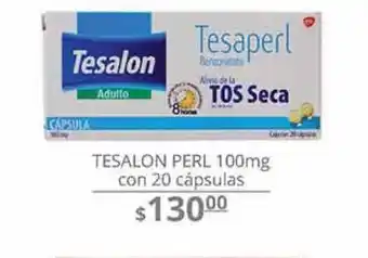 Tesalon perl 100mg con 20 caps