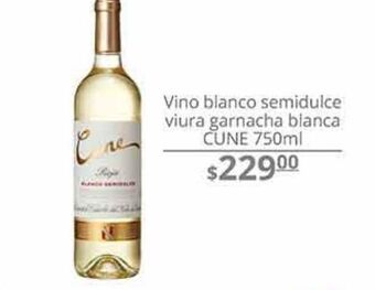 La Comer Vino blanco semidulce viura garnacha blanca cune 750ml oferta