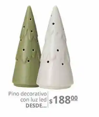 La Comer Pino decorativo con luz led oferta