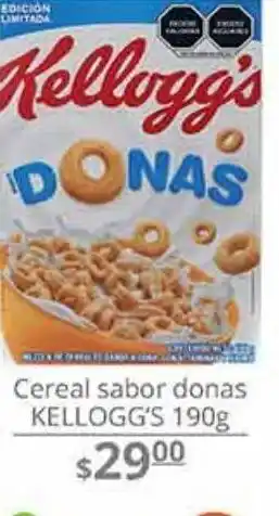 La Comer Cereal sabor donas kellogg's 190g oferta