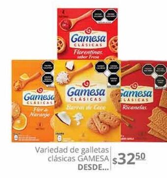 La Comer Variedad de galletas gamesa oferta