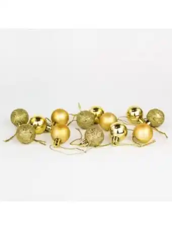Paquete de esferas con 13 piezas-oro
