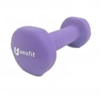 Pesas mancuernas unofit 1 pza 2 lbs (907 g) neopreno fitness