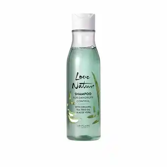 Oriflame Shampoo anticaspa con aceite de árbol del té orgánico y aloe vera love nature oferta