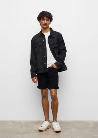 Mango Bermudas denim algodón oferta