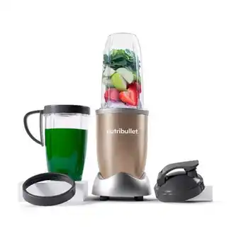 Procesador de alimentos nutribullet 900 w,9 piezas, 4 aspas acero inoxidable.