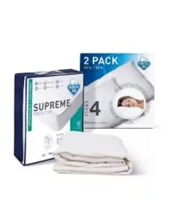 Super Colchones Combo protector supreme + almohadas 2 pack spring air oferta