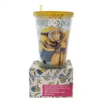 Chapur Vaso cocoa minions plastico con popote oferta