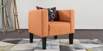 Muebles Dico Sillón ocasional dolche naranja oferta