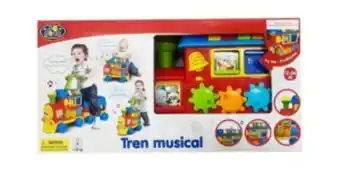Tren montable musical