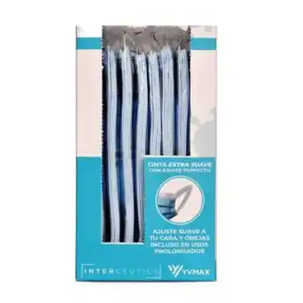 Sam's Club Cubrebocas interceutics tricapa 50 pzas oferta