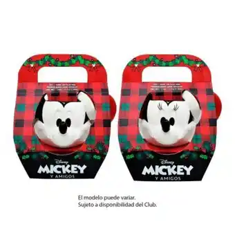 Sam's Club Taza galería dc disney mickey y minnie con cocoa oferta
