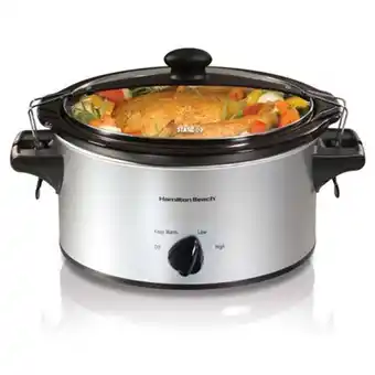 Olla de lento cocimiento hamilton beach 4 lts