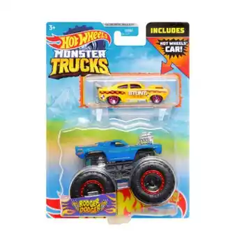 Hot wheels monster truck 1:64 die cast - rodger dodger grh81