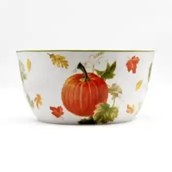 Tazon servicio hondo ceramica 11" x 5.5" autum harvest
