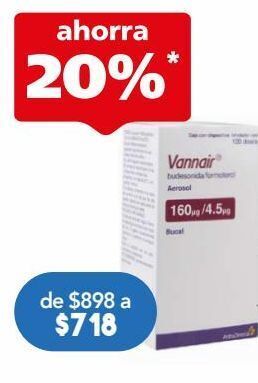 Farmacia San Pablo Vannair aer 160/4.5 mcg caj c/120d oferta