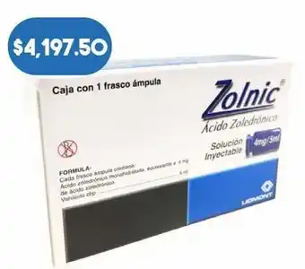 Farmacia San Pablo Zolnic sol 4 mg fam c/1 oferta