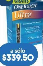 Farmacia San Pablo One touch ultra tiras caj c/50pz oferta