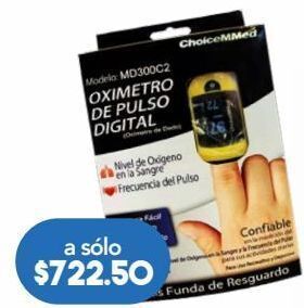 Farmacia San Pablo Choicemmed oximetro digital c/1pza oferta