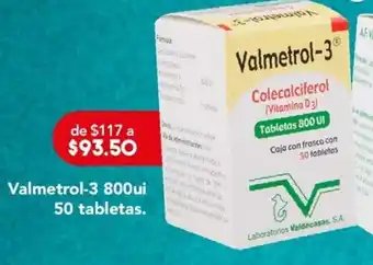 Farmacia San Pablo Valmeltrol - 3 800ui 50 Tabletas oferta
